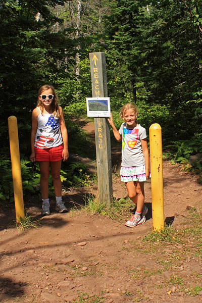 beach trailhead to horseshoe harbor